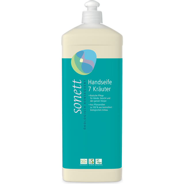 Sonett 7 Urter Håndsæbe 1 Liter 1000ml