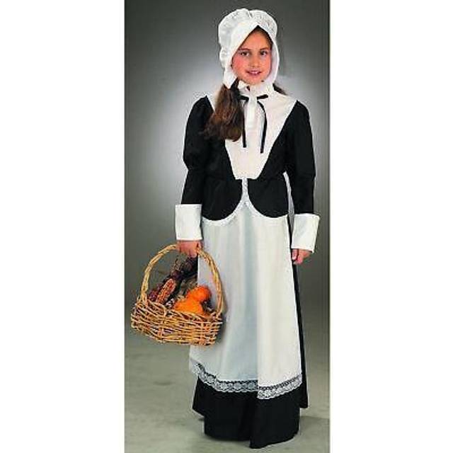 Rubie's Child's Forum Pilgrim Girl Costume  Medium Black/White