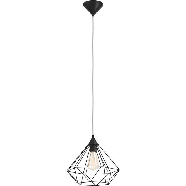 EGLO Tarbes Geometric Pendant Light - Black | TJ Hughes