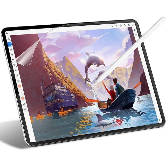 JETech Papper Skärmskydd för iPad Air 5/4 10,9 Tum (5:e/4:e Generationen), iPad Pro 11 Tum (2022/2021/2020/2018 Modeller), Anti-Bländning, Matte PET-Pappersfilm med Ritning