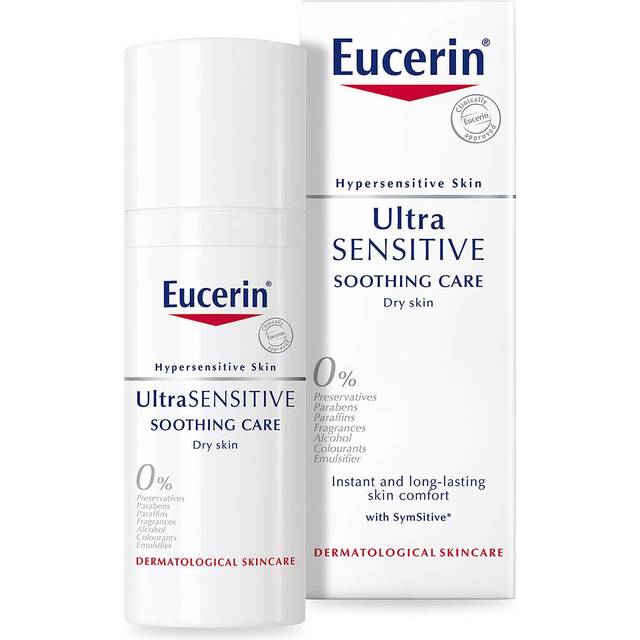 Eucerin Ultra Sensitive Soothing Care (Dry Skin) 50ml - Day & Night Cream - Suitable for Hypersensitive Skin - Face the Future