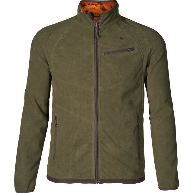 Seeland M's Vantage Reversible Fleece Pine Green/InVis Orange Blaze (L)