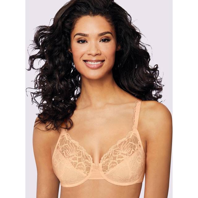 Bali womens Lace Desire Non-foam Underwire Df6543 bra  champagne Shimm