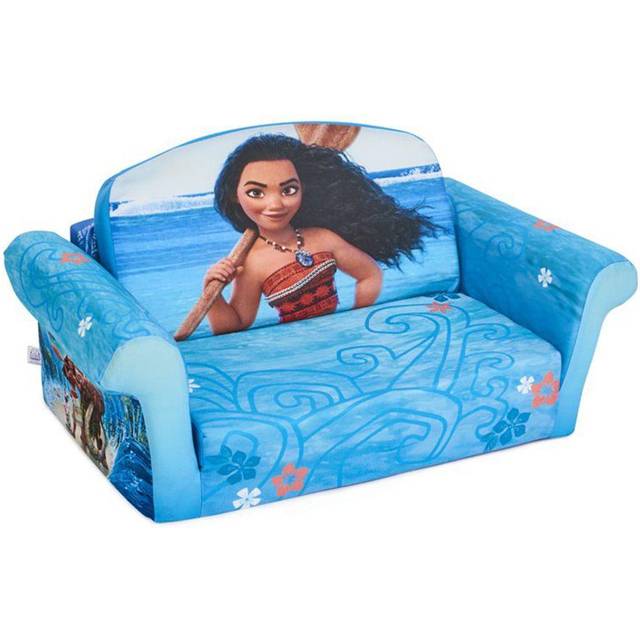 Marshmallow Furniture 6064081, 2-i-1 flip öppen skum komprimerad soffa, moana