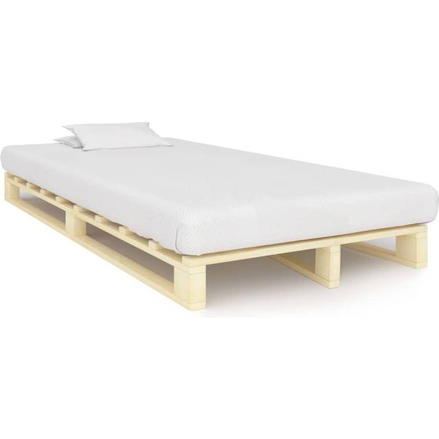 vidaXL Pallet 14cm Sengeramme 120x200cm