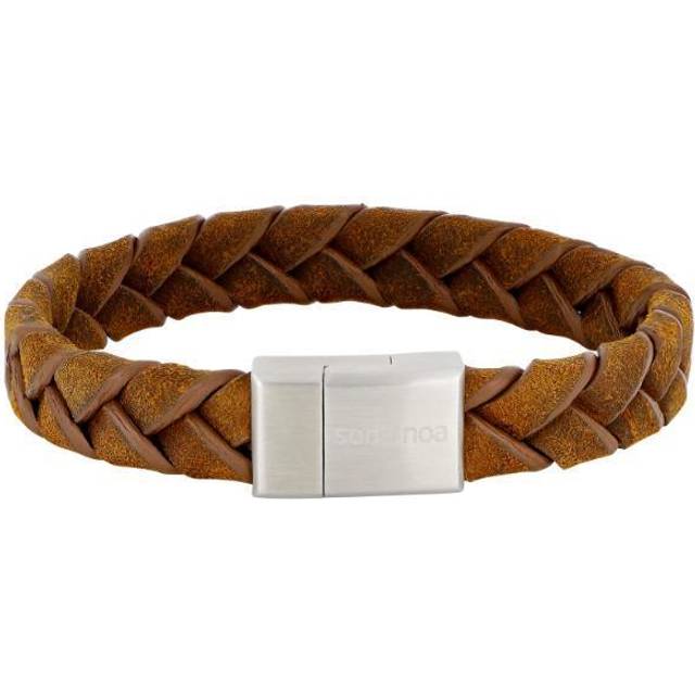 Nordahl Andersen Son Of Noa Herrearmbånd Læder med Stålspænde