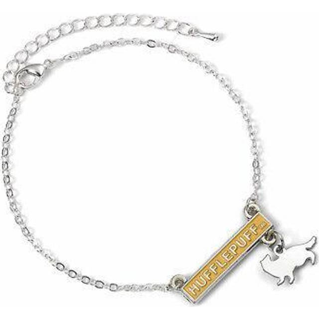 Harry Potter Silver Plated Bar Bracelet Hufflepuff