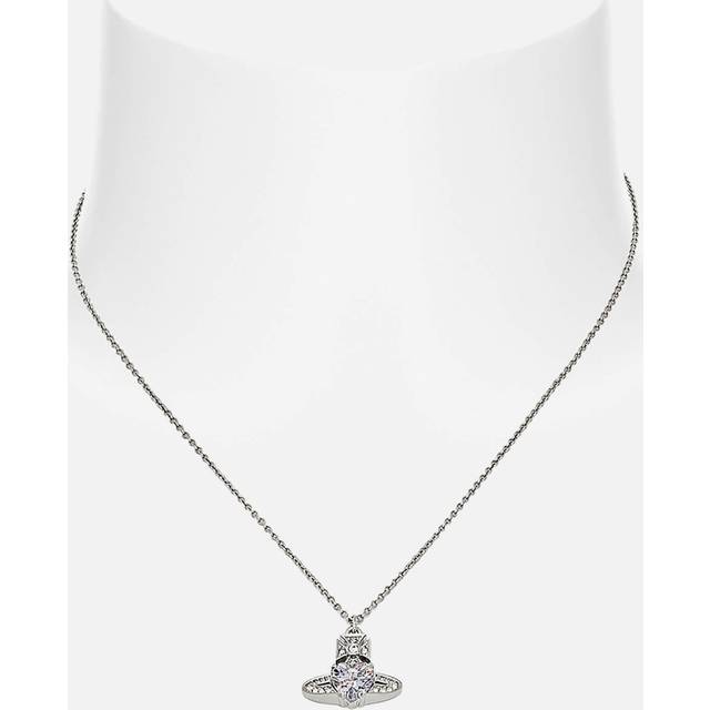 Vivienne Westwood Ariella Pendant Necklace Platinum-white-cz-crystal- Platinum-white-cz-crystal- Women - platinum-white-cz-crystal- - ---