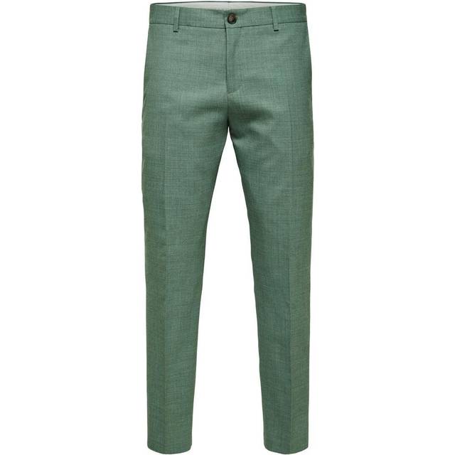 Suit Trousers Selected Oasis Linen - Vert - 48