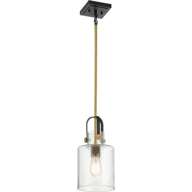Elstead - Quintiesse Kichler Kitner Dome Pendant Ceiling Light Natural Brass