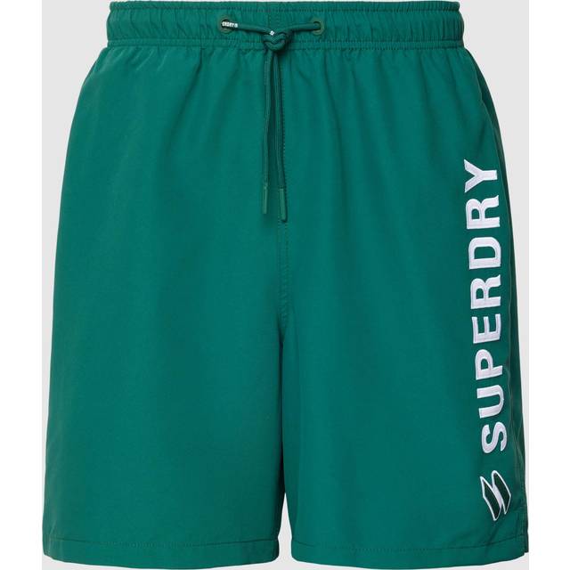 Superdry Code APPLQUE 19INCH Swim Short M3010187A Green M Herr, Green, M