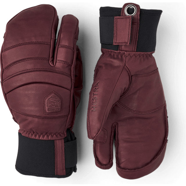 Hestra Fall Line 3-Finger 10 BORDEAUX/BORDEAUX (10)