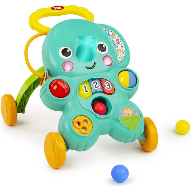 Stroll 'N Roll 2-In-1 Ball Play Walker - Elephant With Lights And Music, Unisex, 6 Months+