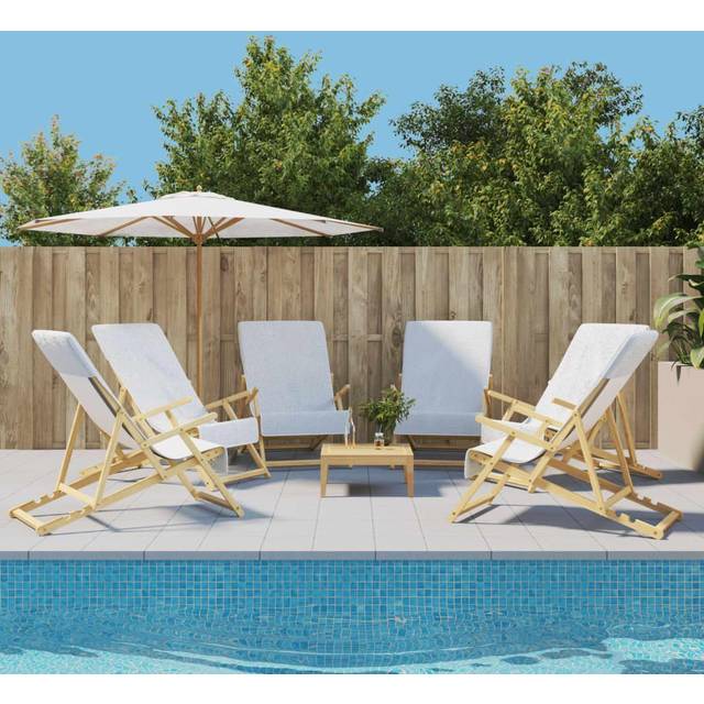 vidaXL Badhanddukar 6 st vita 60x135 cm tyg 400 gsm
