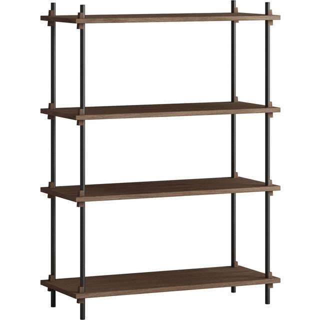 MOEBE - Etagère Shelving System - Marron - MDF placage chêne