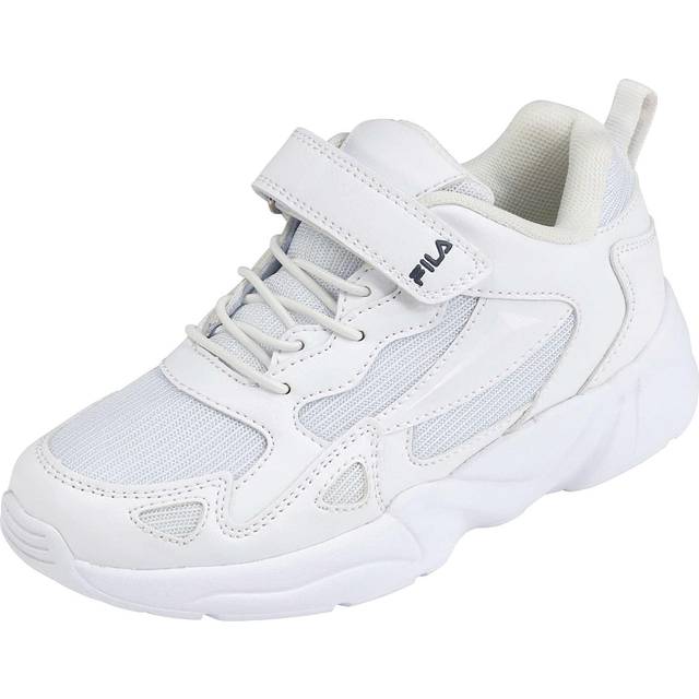FILA Unisex barn Ventosa kardborrband barnsneakers, Vit, 32 EU