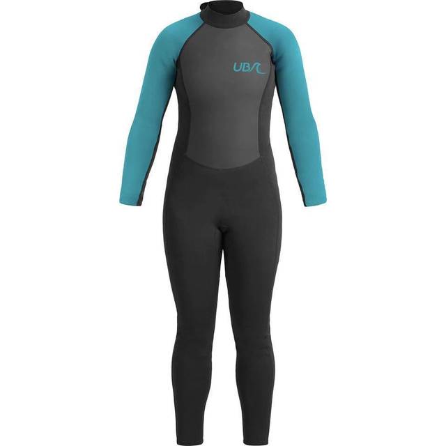 Urban Beach Sailfin Long Womens Swimming Triathlon Wetsuit Black/Aqua