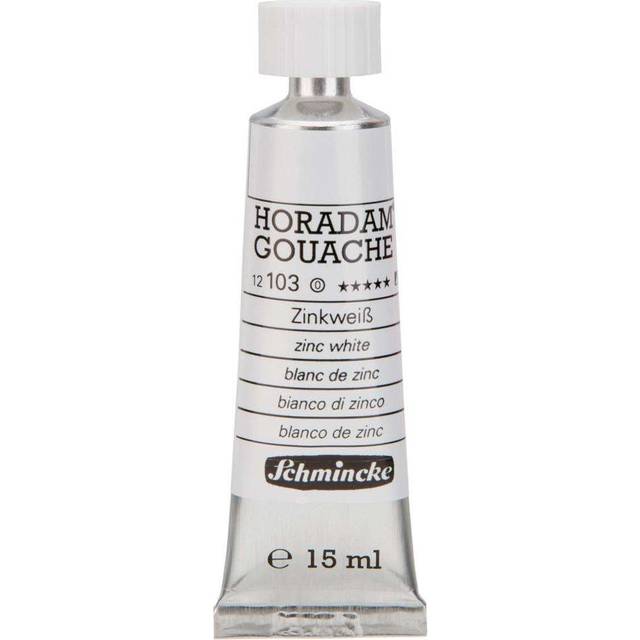 Schmincke : Horadam Gouache Paint : 15ml : Zinc White