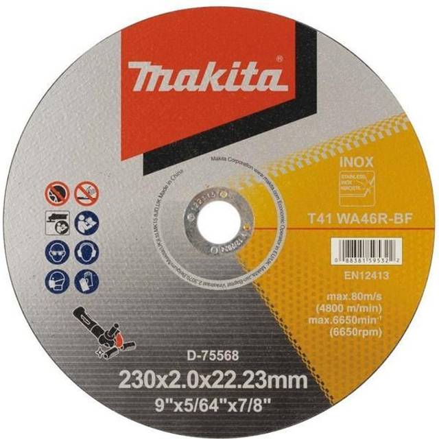Makita WA46R Thin Stainless Steel Cutting Discs 115mm Pack of 1