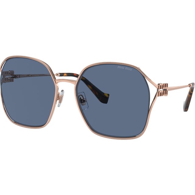 Miu Miu MU 52WS ZVF1V1, SQUARE Sunglasses, FEMALE - Gold