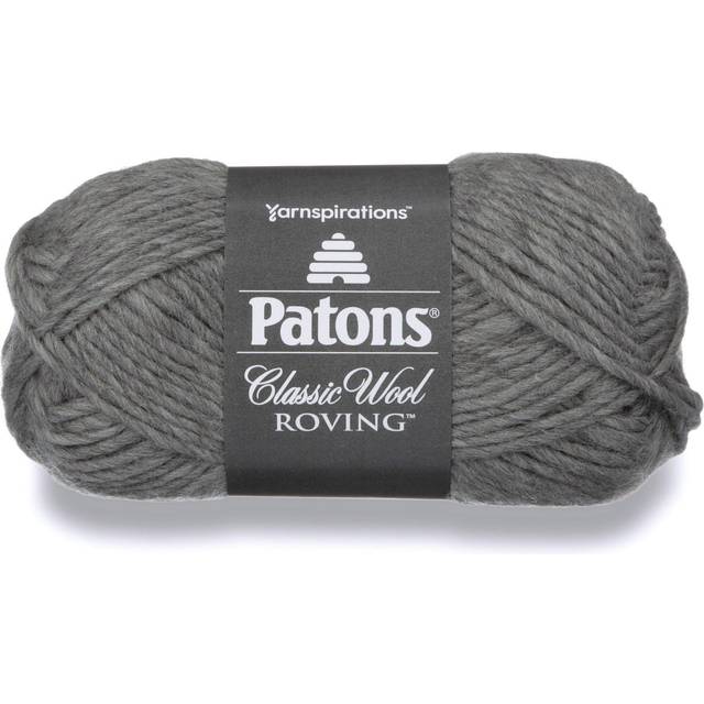Patons Classic Wool Roving Yarn-Grey 241077-77044