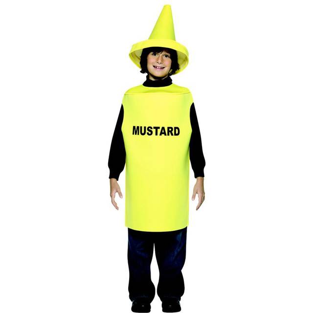 Kid&#39;s Mustard Costume | Food Costumes - Yellow (10)