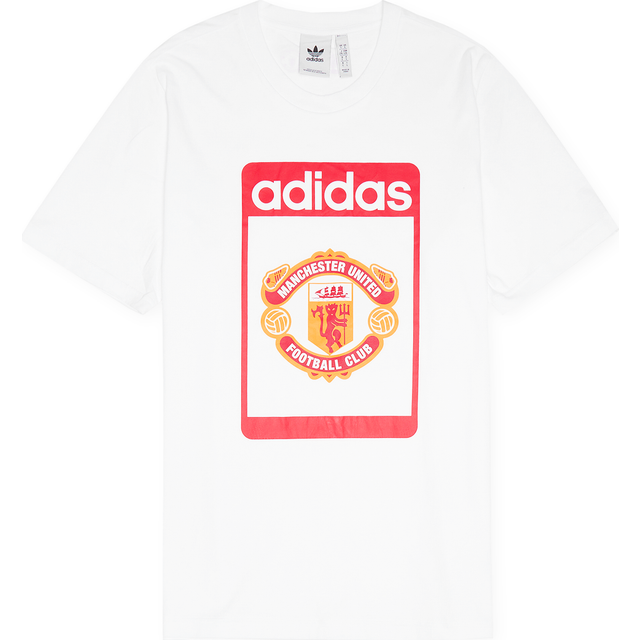 Adidas Originals Letter Print Crew Neck Short Sleeve T-Shirt Men Tops White IP5552 XL