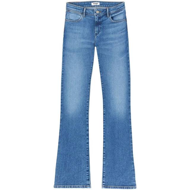 Jeans woman Wrangler Bootcut - Bleu