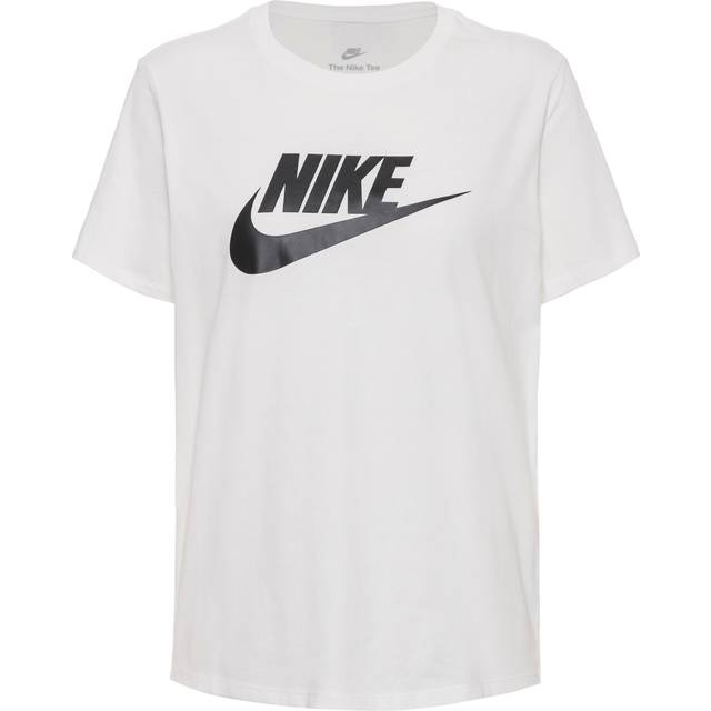 Sportswear Essentials W t-shirt, WHITE/BLACK, Dam, M