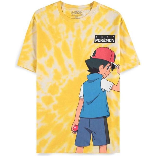 Pokemon Ash and Pikachu Short Sleeved T-shirt (Small)