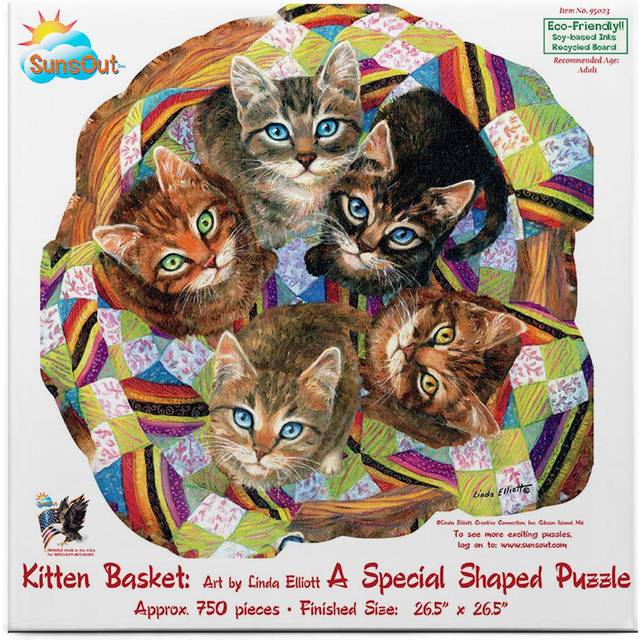 Linda Elliot - Kitten Basket