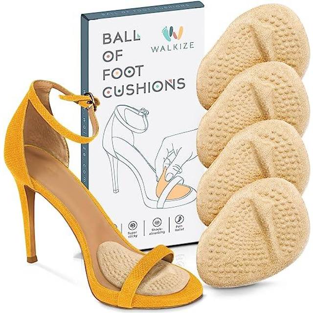 Metatarsal Pads Women | Heel Inserts for Women | Ball of Foot Cushions 2 Pairs Foot Pads All Day Pain Relief and Comfort One Size Fits Shoe Inserts fo