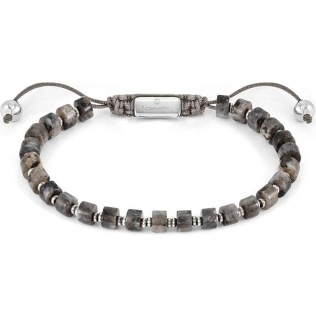 Nomination InstinctStyle Stainless Steel Grey Jasper Bracelet 027924/081 - Multi-Coloured