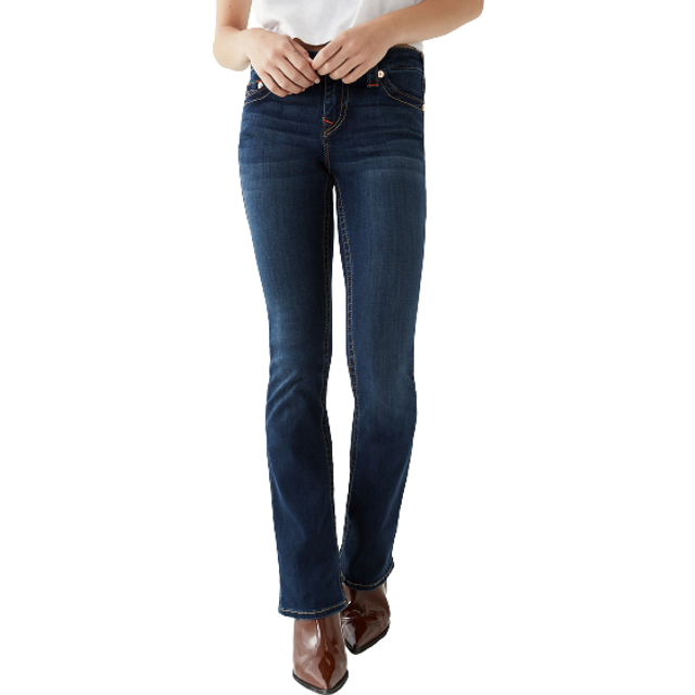 True Religion Dam Becca Mid Rise Bootcut Jean, Indigo uppgradering, 28