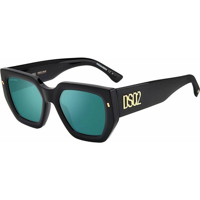 Dsquared2 D2 0031/S ETJ/MT 53 Svarta Solglasögon Män