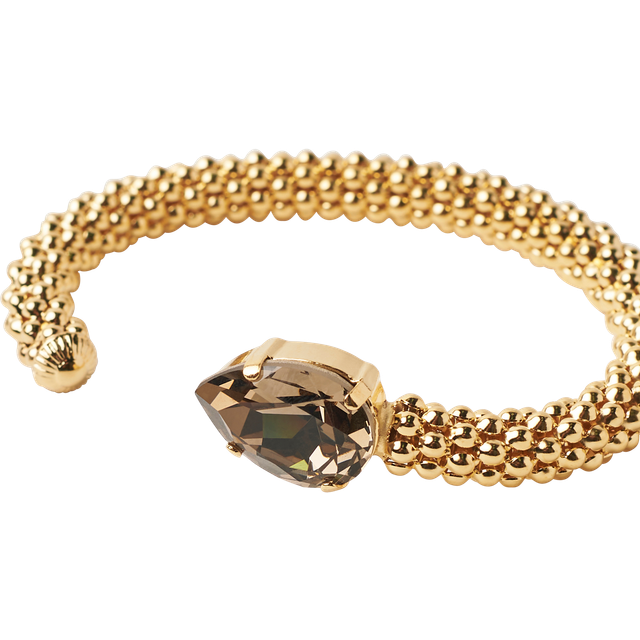 Classic Rope Bracelet Gold Greige - Stjärnurmakarna
