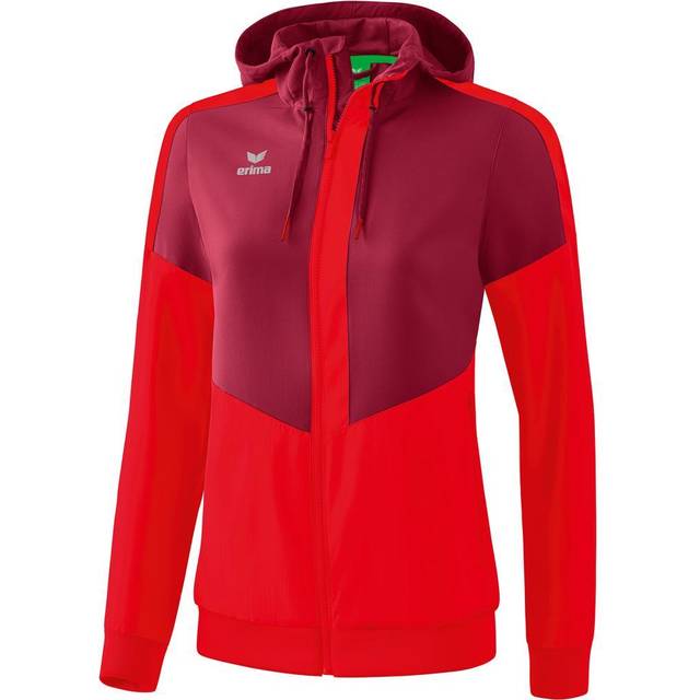 Women's hooded jacket Erima Tracktop Squad - Violet