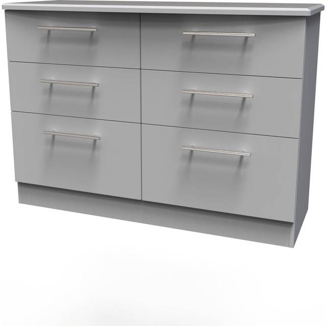 Swift Oxford Ready Assembled 4 Drawer Chest - Oak