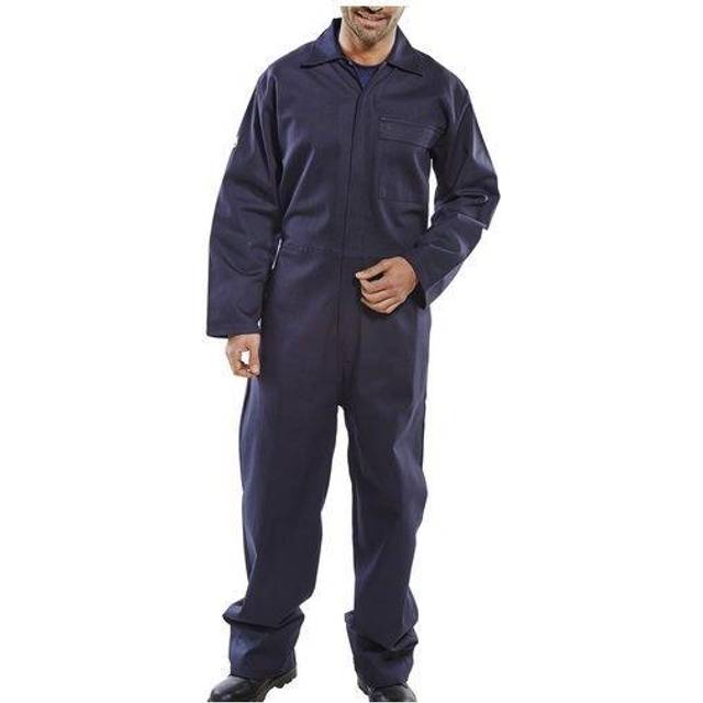 "(38W) Click CFRBSN36 Flame Retardant Boiler Suit Navy Blue 36"""