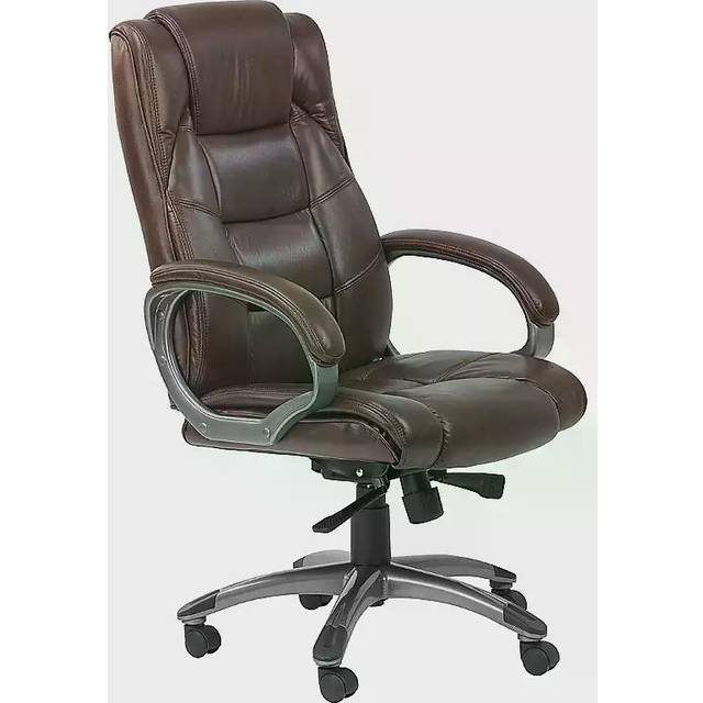 Alphason Northland Leather-faced Office Chair - Brown, Brown