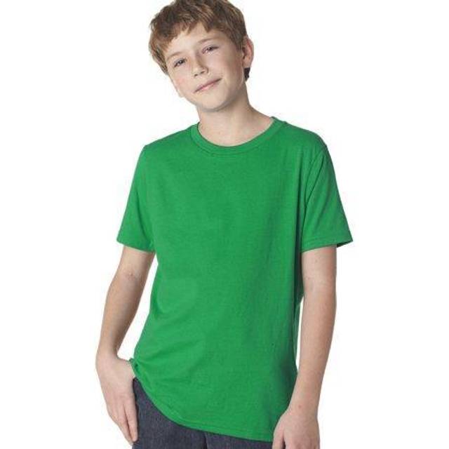 Youth Boys cotton crew - KELLY gREEN - XSD0102H7NP48