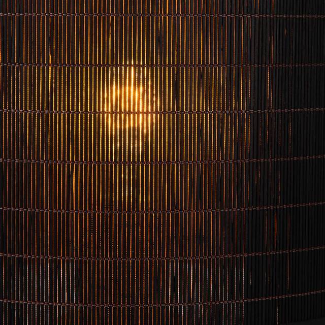 Lucide Bordslampa Tagalog av bambu, svart