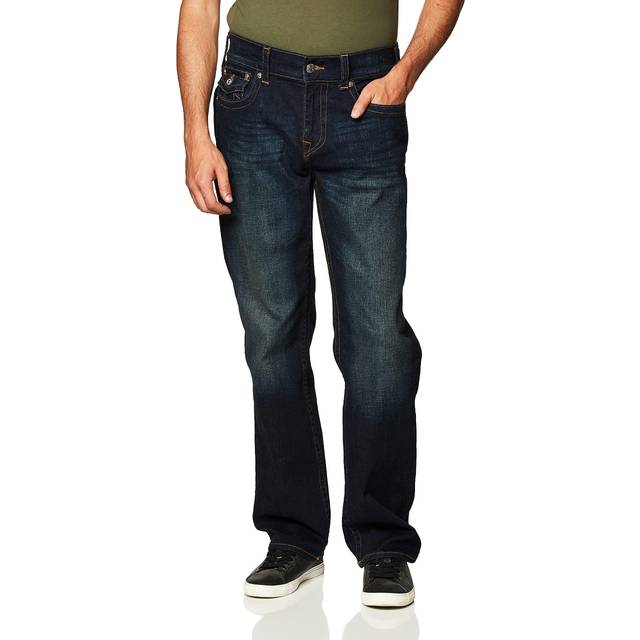 True Religion Men's Ricky Straight Leg Jean with Back Flap Pockets  GG