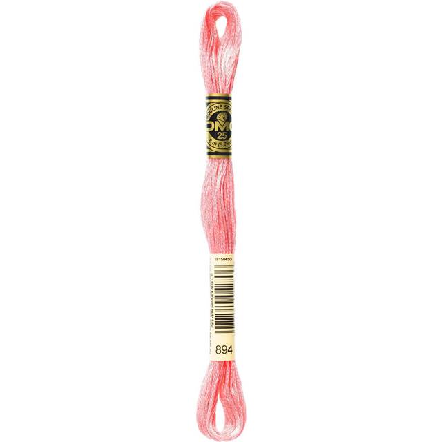 DMC 894 cotton embroidery floss 100% cotton embroidery thread embroidery fiber embroidery string mouline cotton mouline fiber mouline string