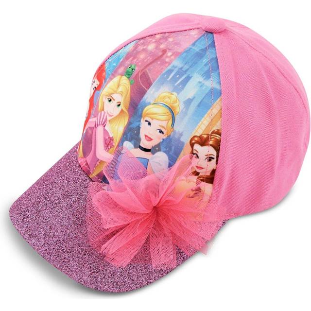 Disney Girls Princess Glitter Baseball Cap - Frozen Elsa  Anna  Cinder