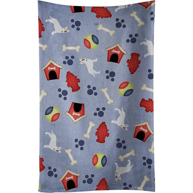 Caroline's Treasures BB4057KTWL Dog House Collection Bull Terrier Kitchen Towel  25 x 15  Multicolor