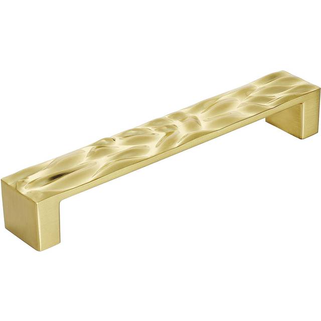 Amerock | Cabinet Pull | Brushed Gold | 6-5/16 inch (160 mm) Center to Center | Calathea | 1 Pack | Drawer Pull | Drawer Handle | Cabinet Hardware