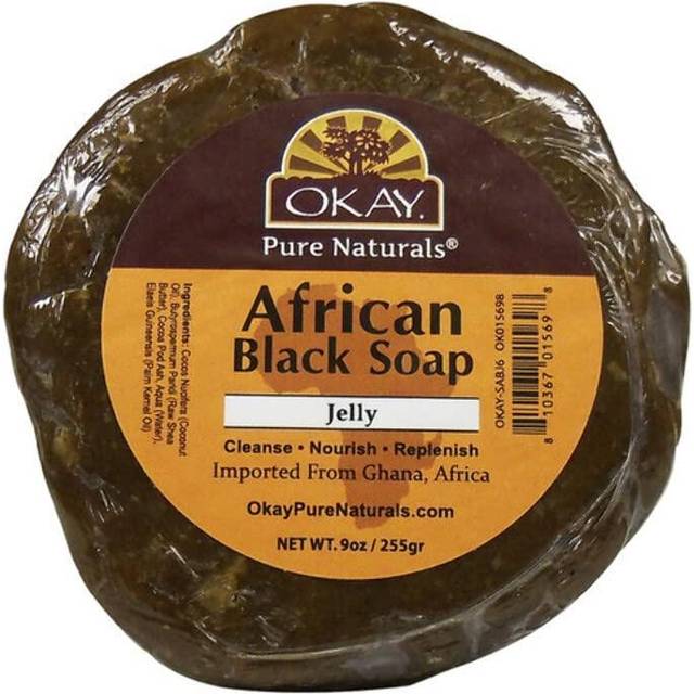 OKAY AFRICAN BLACK JELLY SOAP 9oz
