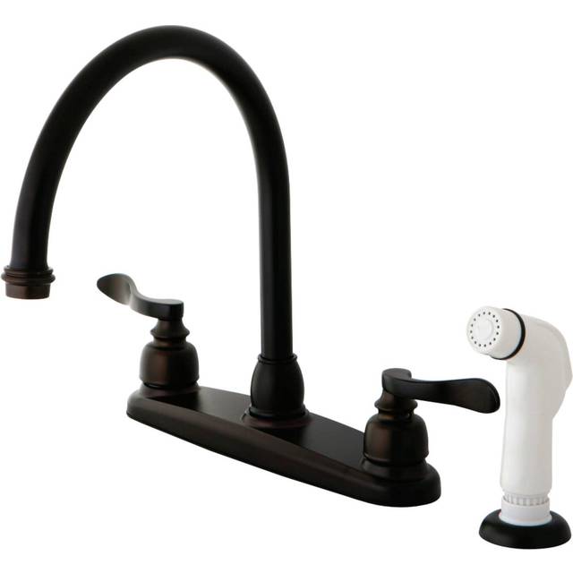 Kingston Brass KB8795NFL NuWave French Centerset Kitchen Faucet  Oil R