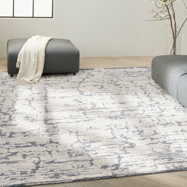 Calvin Klein CK009 SCULPTURAL - Area Rug - Blue (Rectangle 7&#39;9&#34; x 9&#39;9&#34;)